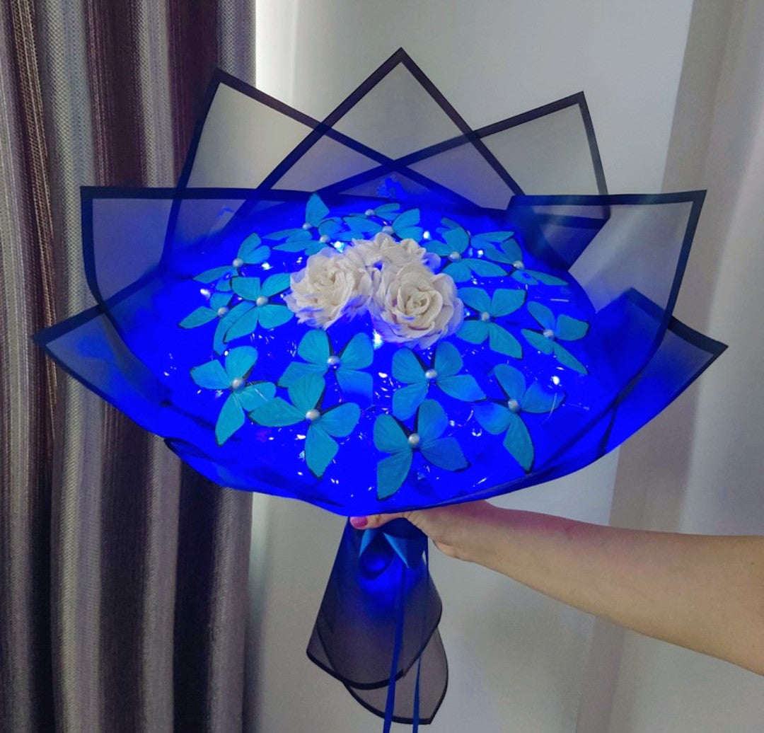 Kelebek buketi : aşkın ve zarafetin simgesi